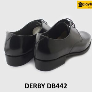 [Outlet size 39] Giày tây nam đen đẹp mũi nhọn vuông Derby DB442 006