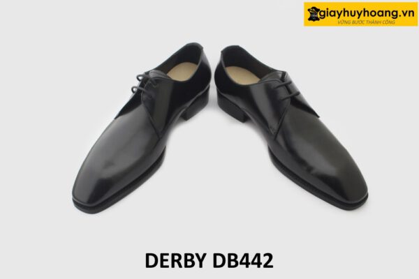 [Outlet size 39] Giày tây nam đen đẹp mũi nhọn vuông Derby DB442 005