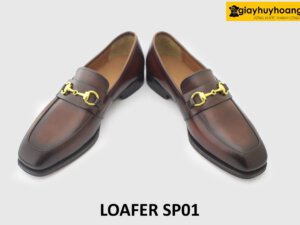 [Outlet size 43] Giày lười nam khâu dấu chỉ bền bỉ Loafer SP01 004