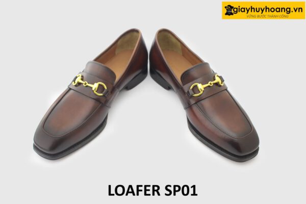 [Outlet size 43] Giày lười nam khâu dấu chỉ bền bỉ Loafer SP01 004