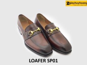 [Outlet size 43] Giày lười nam khâu dấu chỉ bền bỉ Loafer SP01 003