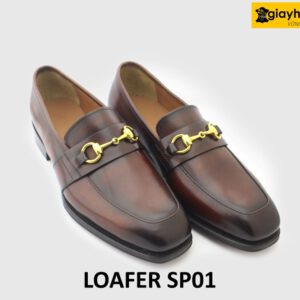 [Outlet size 43] Giày lười nam khâu dấu chỉ bền bỉ Loafer SP01 003