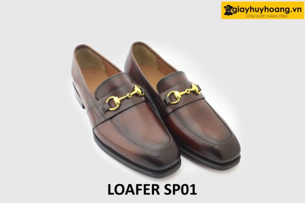 [Outlet size 43] Giày lười nam khâu dấu chỉ bền bỉ Loafer SP01 003