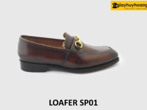 [Outlet size 43] Giày lười nam khâu dấu chỉ bền bỉ Loafer SP01 001