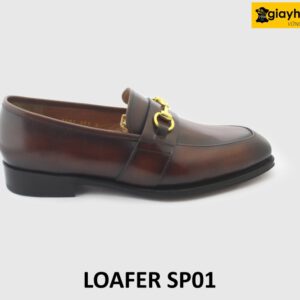 [Outlet size 43] Giày lười nam khâu dấu chỉ bền bỉ Loafer SP01 001