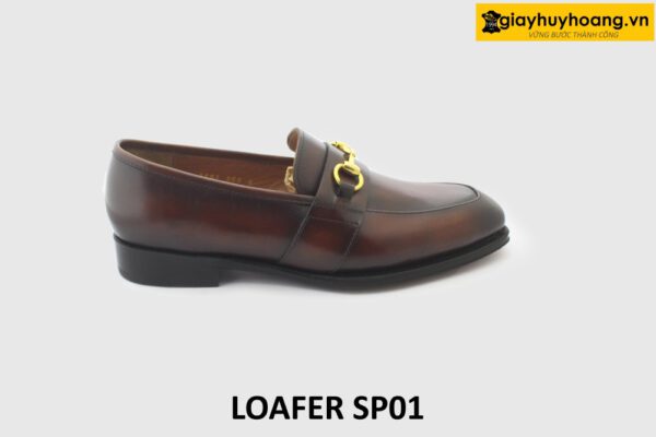 [Outlet size 43] Giày lười nam khâu dấu chỉ bền bỉ Loafer SP01 001