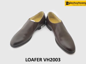 [Outlet size 42] Giày lười nam da bò không buộc dây loafer VH2003 003