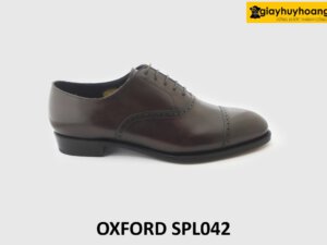 [Outlet size 40.5] Giày da nam màu nâu công sở sang trọng Oxford SPL042 001