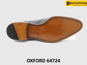 [Outlet size 42] Giày da nam màu xanh dương viền đen Oxford 64724 006
