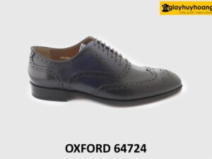 [Outlet size 42] Giày da nam màu xanh dương viền đen Oxford 64724 001