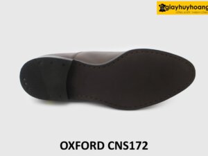 [Outlet size 38+43] Giày da nam đơn giản màu nâu Oxford CNS172 006