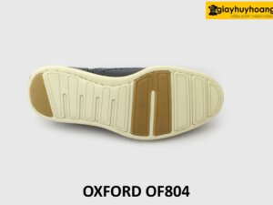 [Outlet size 43] Giày tây nam đế bằng Wingtips Oxford OF804 007