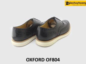 [Outlet size 43] Giày tây nam đế bằng Wingtips Oxford OF804 005