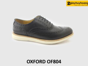 [Outlet size 43] Giày tây nam đế bằng Wingtips Oxford OF804 001