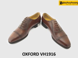 [Outlet size 39] Giày da nam đóng thủ công Oxford VH1916 003