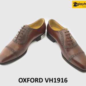 [Outlet size 39] Giày da nam đóng thủ công Oxford VH1916 003