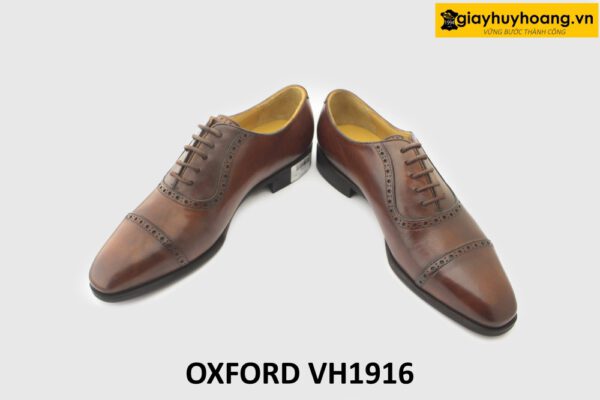 [Outlet size 39] Giày da nam đóng thủ công Oxford VH1916 003