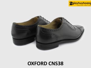 [Outlet 39+40] Giày da nam công sở màu đen Oxford CNS38 003