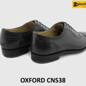 [Outlet 39+40] Giày da nam công sở màu đen Oxford CNS38 003