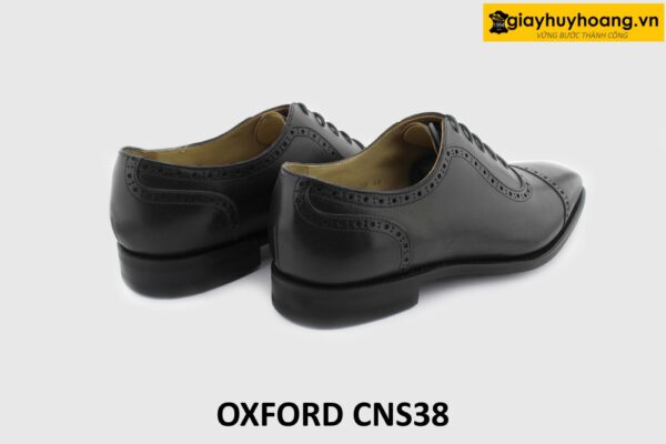 [Outlet 39+40] Giày da nam công sở màu đen Oxford CNS38 003