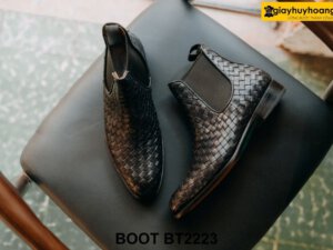 đặt đóng giày boot da nam cổ cao bt2223 005