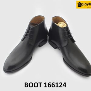 Giày da nam Chukka Boot cổ lửng thanh lịch cao cấp 166124 004