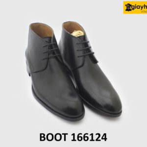 Giày da nam Chukka Boot cổ lửng thanh lịch cao cấp 166124 003