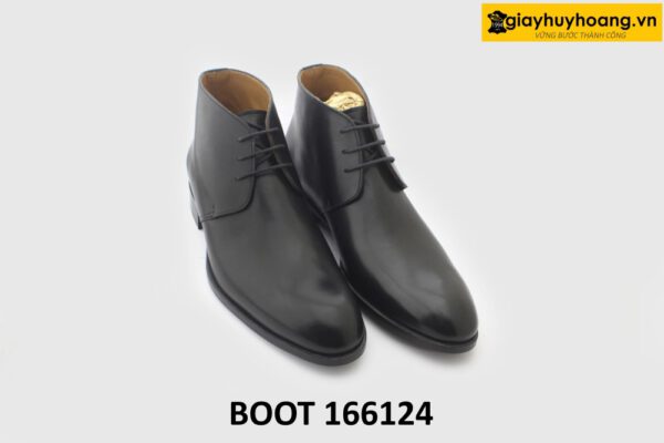 Giày da nam Chukka Boot cổ lửng thanh lịch cao cấp 166124 003