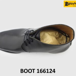 Giày da nam Chukka Boot cổ lửng thanh lịch cao cấp 166124 002