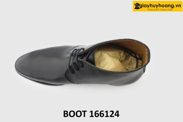 Giày da nam Chukka Boot cổ lửng thanh lịch cao cấp 166124 002