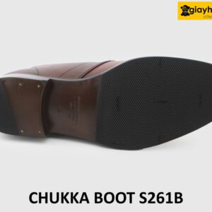 [Size 40] Giày da nam cổ ngắn phong cách Chukka Boot S261B 005