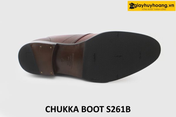 [Size 40] Giày da nam cổ ngắn phong cách Chukka Boot S261B 005