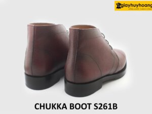 [Size 40] Giày da nam cổ ngắn phong cách Chukka Boot S261B 004