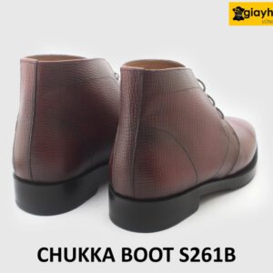 [Size 40] Giày da nam cổ ngắn phong cách Chukka Boot S261B 004