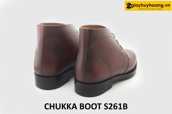 [Size 40] Giày da nam cổ ngắn phong cách Chukka Boot S261B 004