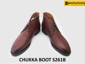 [Size 40] Giày da nam cổ ngắn phong cách Chukka Boot S261B 003