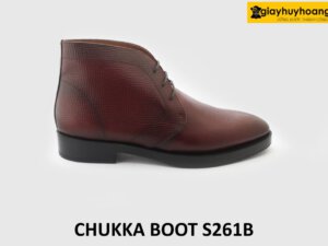[Size 40] Giày da nam cổ ngắn phong cách Chukka Boot S261B 001