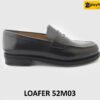 [size 42] Giày da nam đế cao su khâu chỉ Loafer 52M03 001