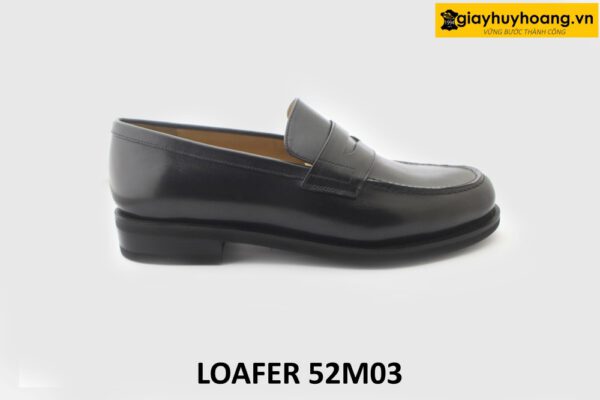 [size 42] Giày da nam đế cao su khâu chỉ Loafer 52M03 001