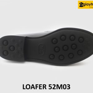 [size 42] Giày da nam đế cao su khâu chỉ Loafer 52M03 006