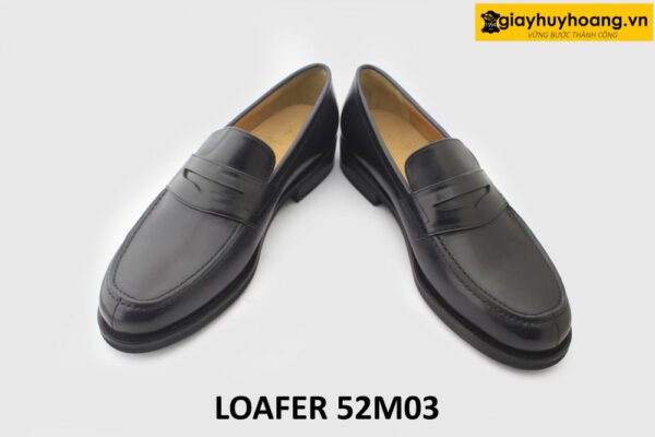 [size 42] Giày da nam đế cao su khâu chỉ Loafer 52M03 004