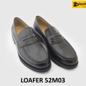 [size 42] Giày da nam đế cao su khâu chỉ Loafer 52M03 003