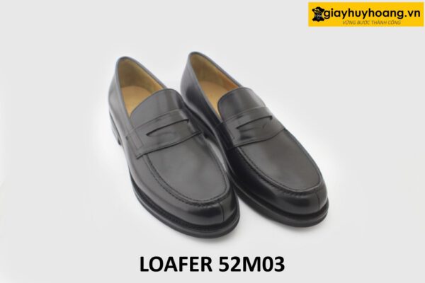 [size 42] Giày da nam đế cao su khâu chỉ Loafer 52M03 003