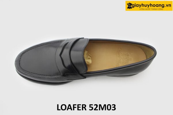 [size 42] Giày da nam đế cao su khâu chỉ Loafer 52M03 002