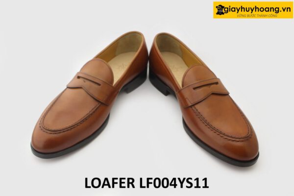 [Size 41] Giày lười nam công sở màu bò sáng loafer LF004YS11 004