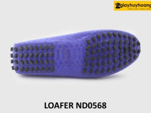 [Size 41] Giày lười lái xe nam da lộn vân trăn loafer ND0568 005