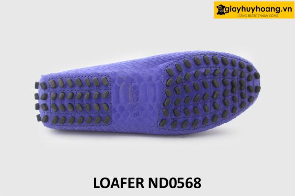 [Size 41] Giày lười lái xe nam da lộn vân trăn loafer ND0568 005