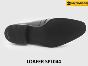 [Size 40] Giày lười nam vân hạt mũi nhọn loafer SPL044 008