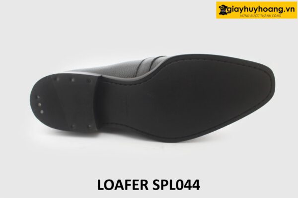 [Size 40] Giày lười nam vân hạt mũi nhọn loafer SPL044 008