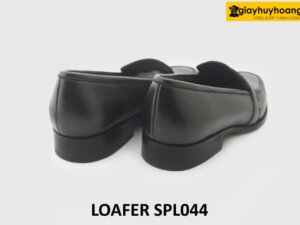 [Size 40] Giày lười nam vân hạt mũi nhọn loafer SPL044 005